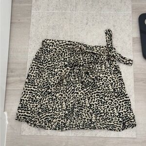 Leopard Print Women's Skirt